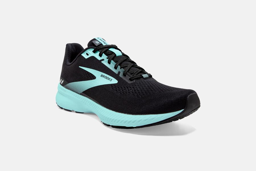 Brooks Launch 8 Road Loopschoenen Dames - Zwart/Blauw - 485029SHA